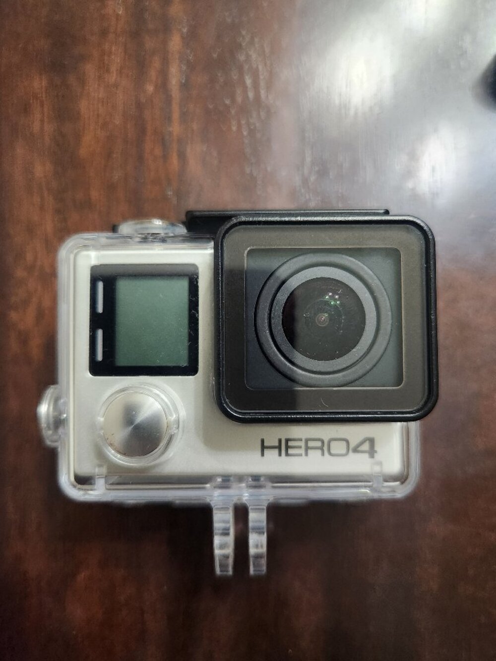 GoPro Hero4 Silver w/ extra batteries + dual chargers, many accessories, SD card